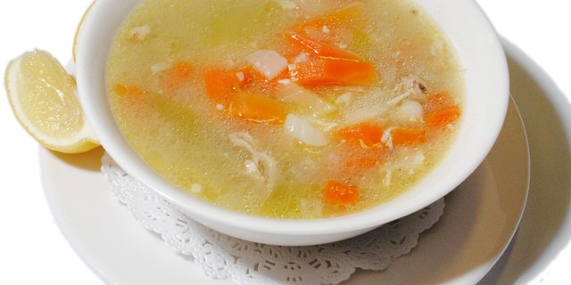 Individual Chicken Vegetable Soup