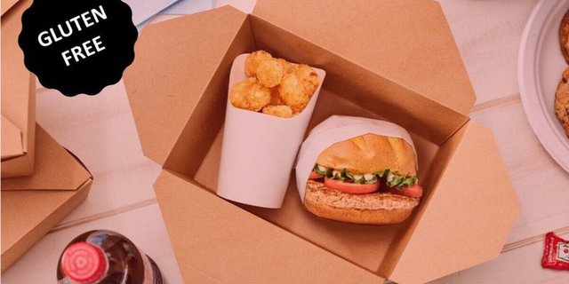 Gluten-Free Double Chicken Smash® Burger Boxed Lunch