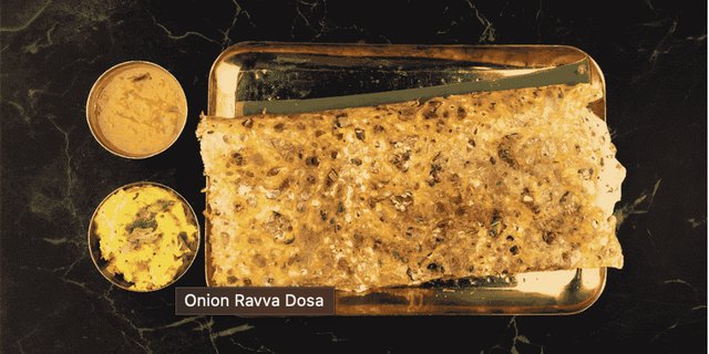 Onion Rava Dosa