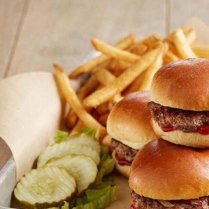 Individually Packaged Sliders w/ Fries*