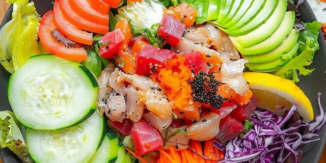 Diced Sashimi Salad