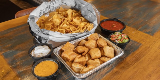 Chicken & Beef Chimichanga Platter
