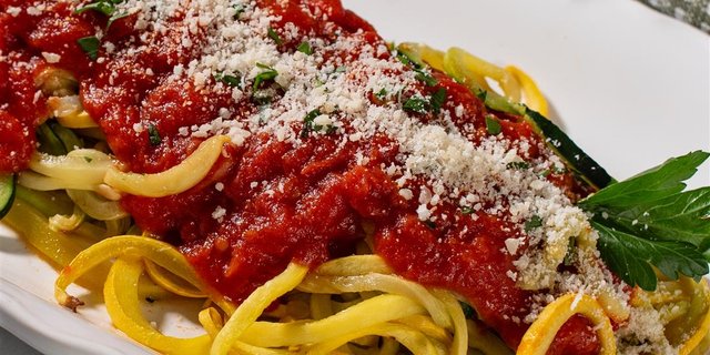 Zucchini Spaghetti Marinara