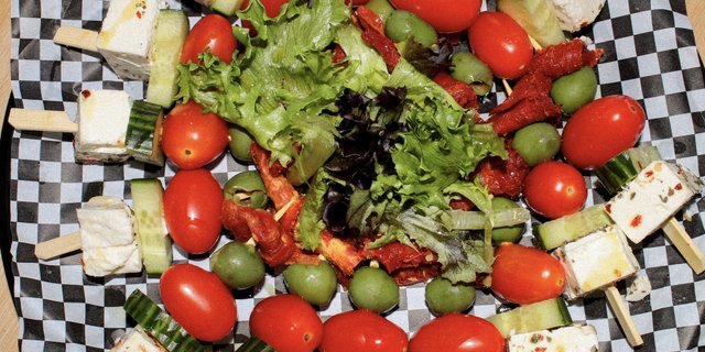 Greek Salad Skewers