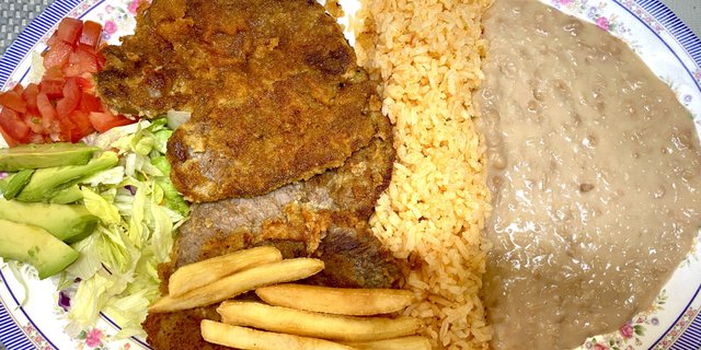 Beef Milanesa Dinner