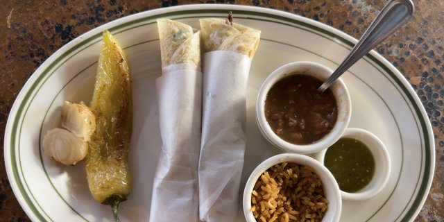 Individual Al Carbon Taco