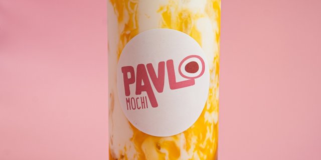 Coconut & Mango Boba Milk Tea