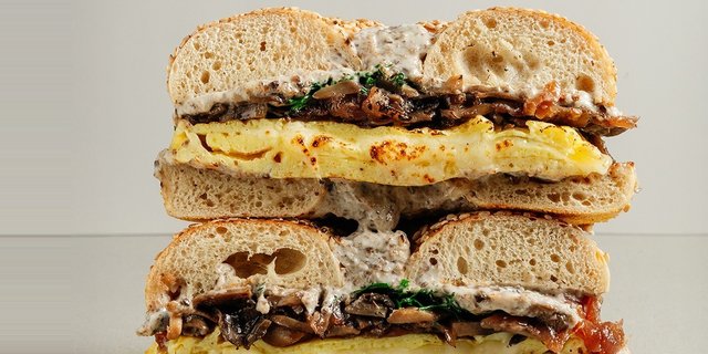 Truffle & Eggs Bagel