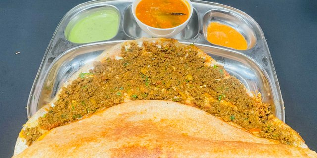 Chicken Keema Dosa
