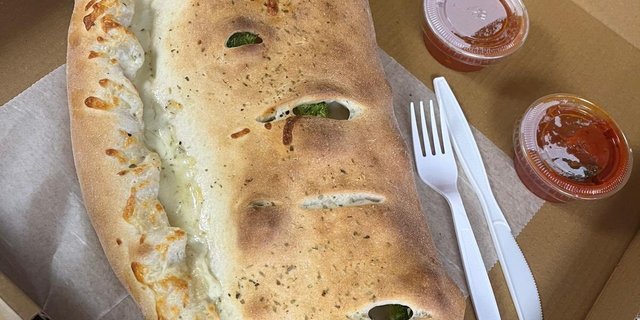 Grilled Chicken Broccoli Calzone