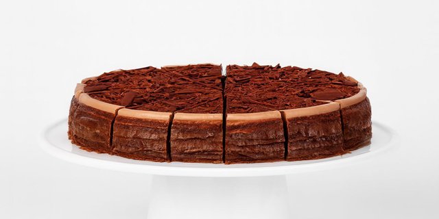 Half Height Amedei Chocolate Mille Crêpes