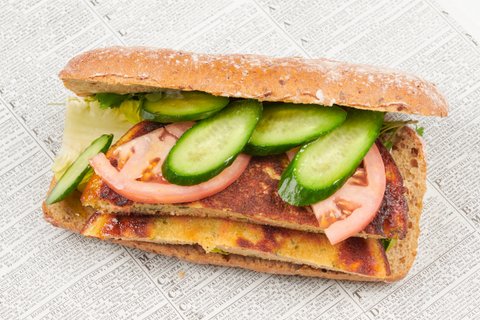 Vegan Omelet Sandwiches for 4