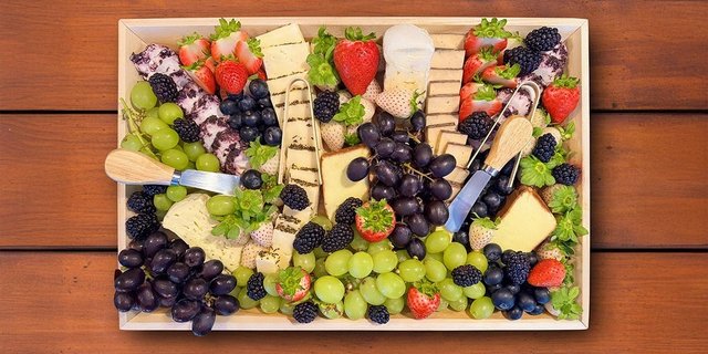 Large Cheese & Fruit Board