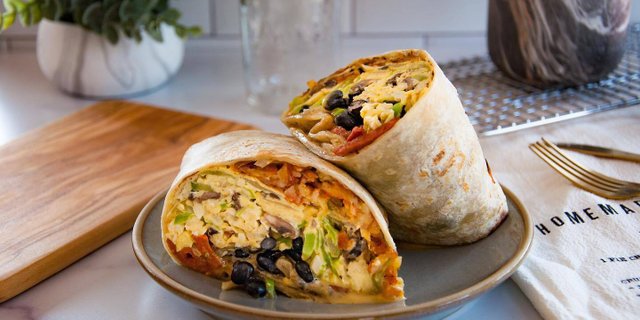 Hipster Breakfast Burrito