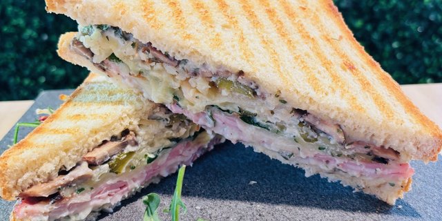 Raclette Grilled Cheese Sandwich
