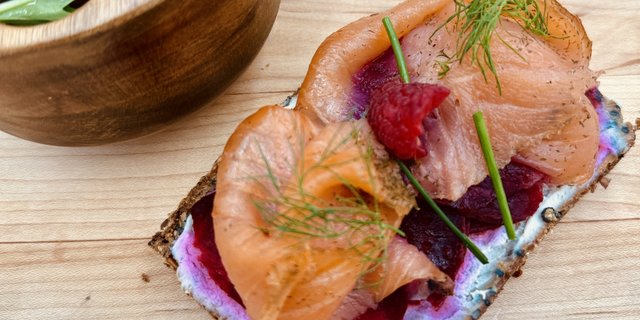 Salmon Tartine