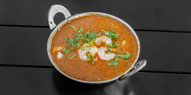 Individual Shrimp Chettinad Curry