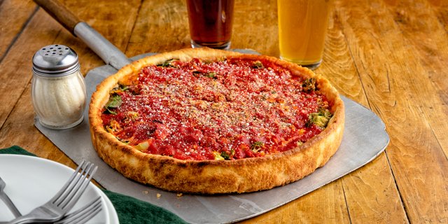 Spinoccoli Deep Dish Pizza