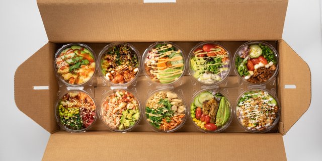 Signature Chicken Catering Bowl Box