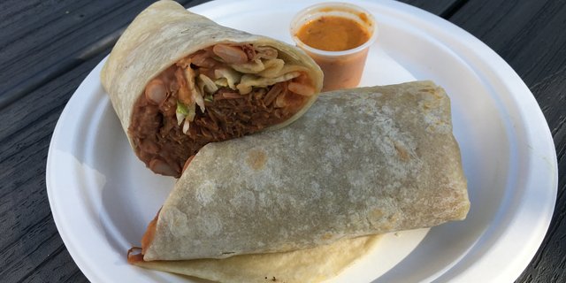Shredded Beef Burrito