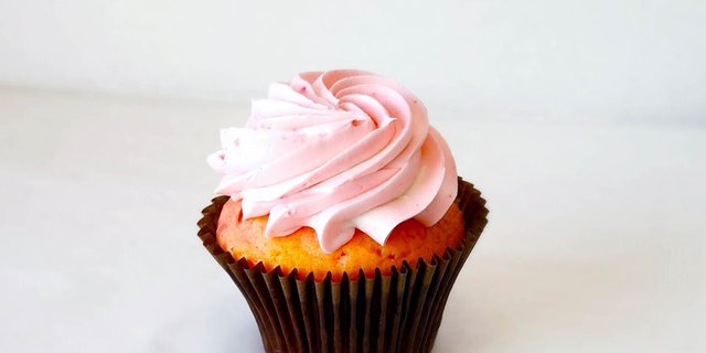 Fresh Strawberry Cupcake