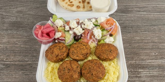 Falafel Plate (5 Pieces)