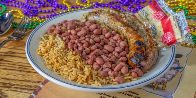 Beans & Rice w/ Boudin