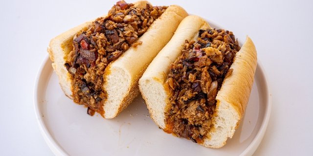 Vegetarian Shawarma Cheesesteak