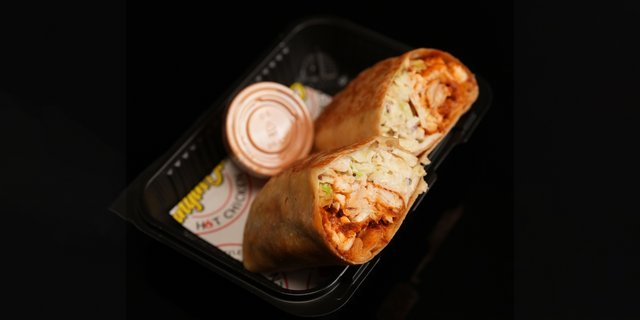Hot Chicken Burrito