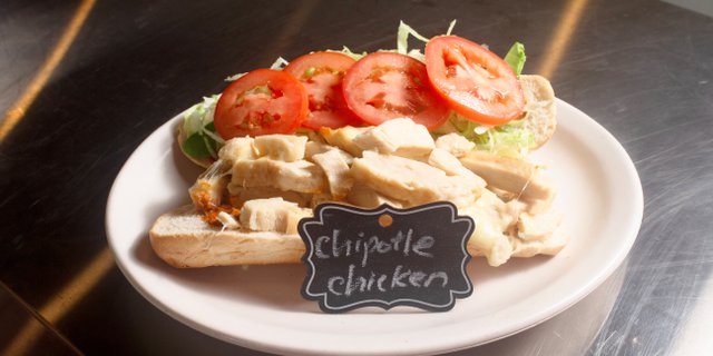 Chipotle Chicken Hot Sandwich