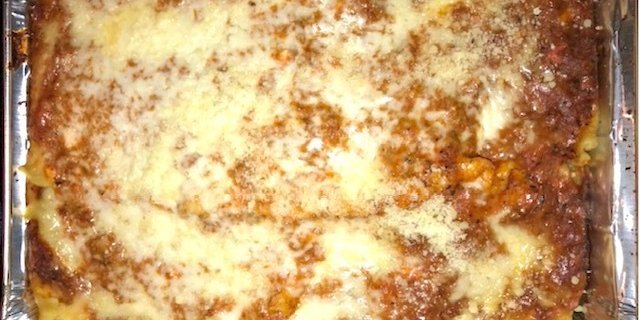 Beef Lasagna Tray