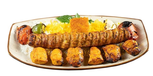 Chicken Soltani Kabob