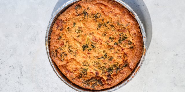 Sausage, Kale & Tomato Quiche