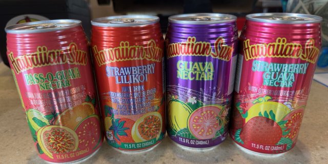 Hawaiian Sun Cans