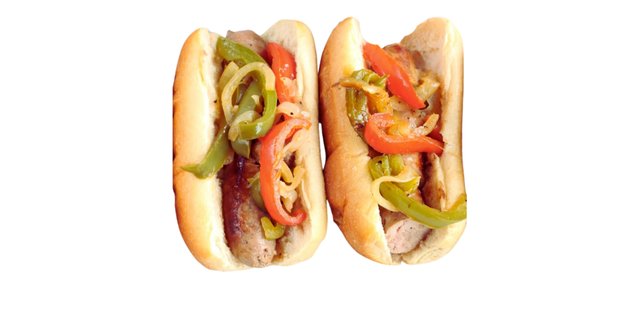 Sausage, Pepper & Onion Tray