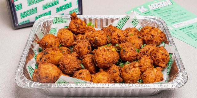 Sweet Corn & Scallion Hush Puppies (Half Pan)
