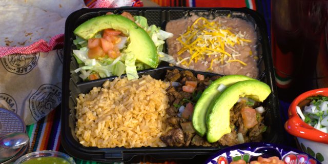 Carne Asada Combo Plate
