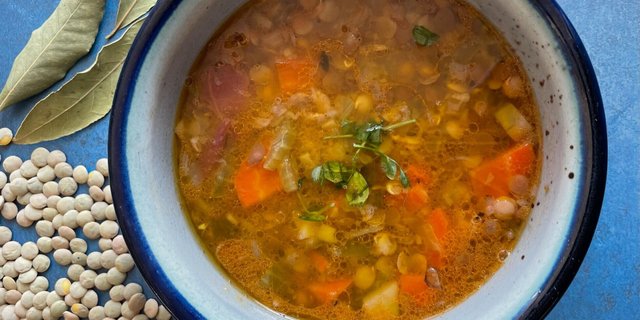 Mediterranean Red Lentil Soup