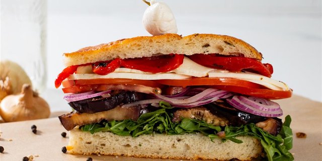 Focaccia Hero Platter