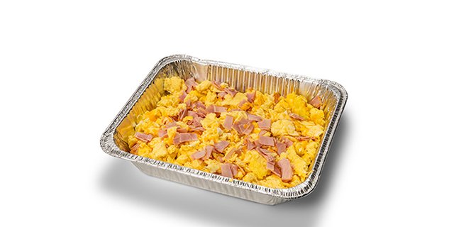 Ham & Cheddar Scrambled Eggs