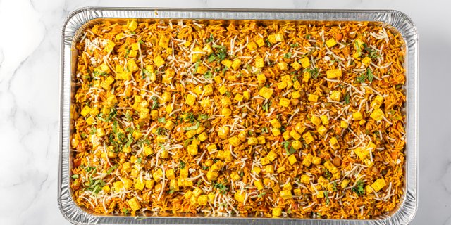 Lava Paneer Pulav Rice Tray