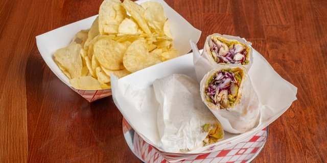 Chat Potato Kati Roll Platter
