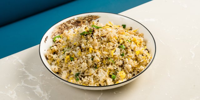 Mustard Green Shoots Fried Rice
