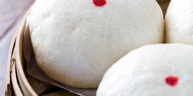 T6. Steamed Red Bean Paste Bao