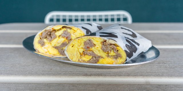 Gluten-Free Sausage Burrito