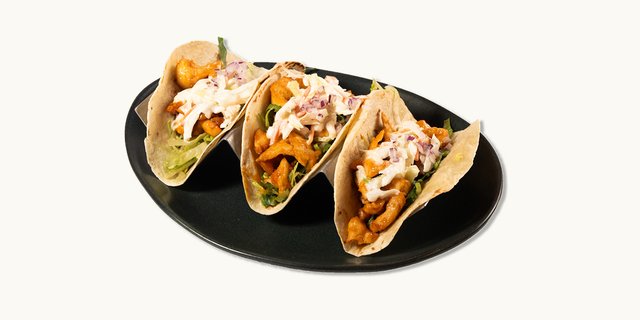 Spicy Chicken Korean Tacos