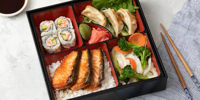 Salmon Bento Box