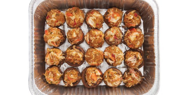 Crab Stuffed Mushrooms Starter