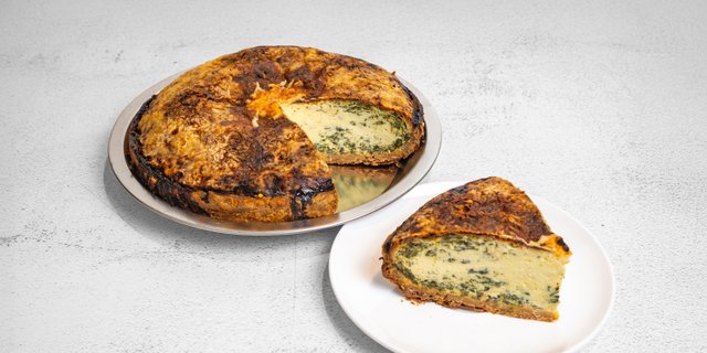 Whole Spinach & Gruyère Quiche