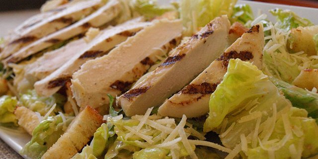 Caesar Salad W/ Chicken Box Lunch